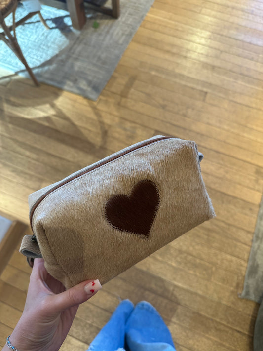 Heart Cowhide bag