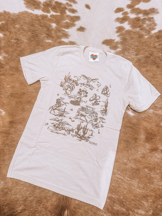 Western Toile Tee