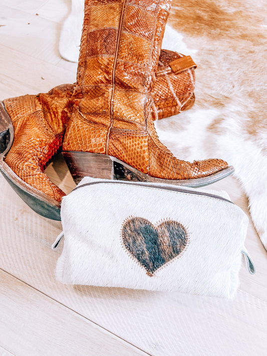 Heart Cowhide Bag